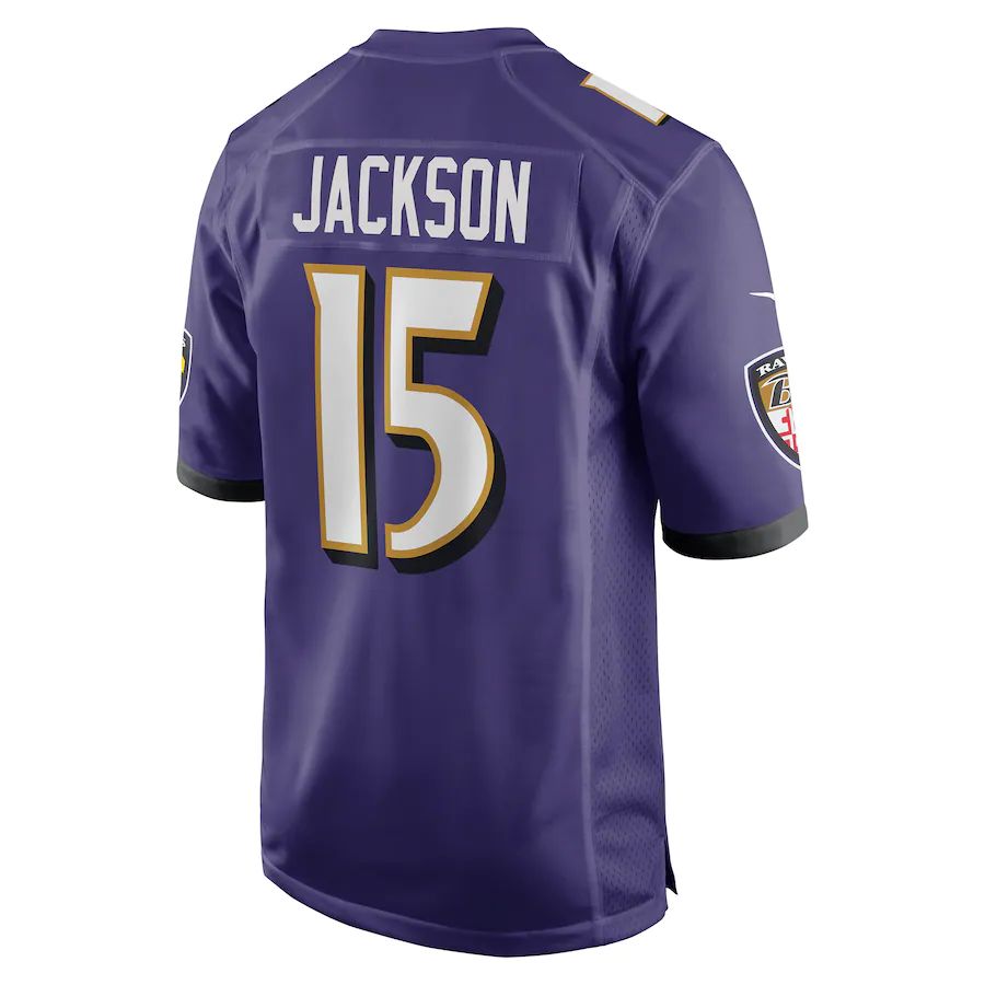 B.Ravens #15 DeSean Jackson Purple Game Player Jersey Stitched American Football Jerseys football jersey product view 1