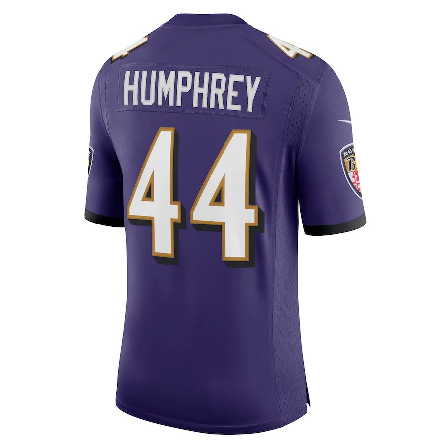 B.Ravens #44 Marlon Humphrey Purple Vapor Limited Jersey Stitched American Football Jerseys football jersey product view 1