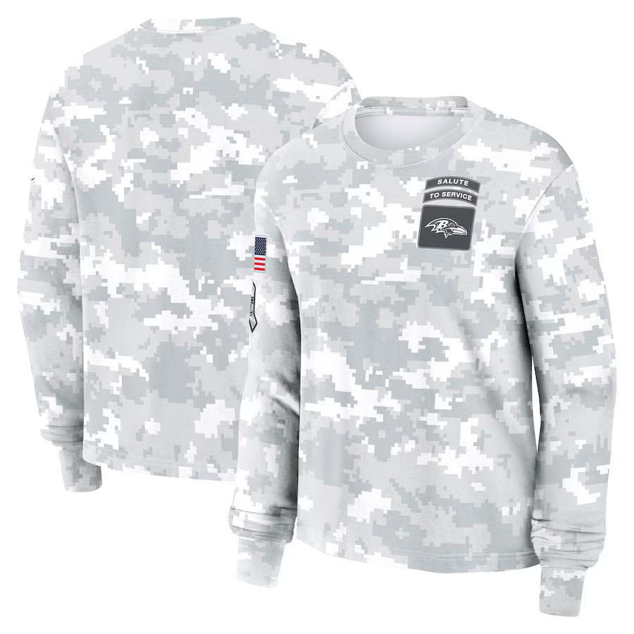 B.Ravens 2024 Salute To Service Club Pullover Cheap sale Birthday and Christmas gifts Stitched American Football Jerseys football jersey product view 1