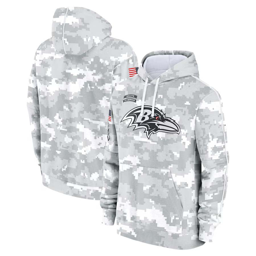 B.Ravens 2024 Salute To Service Club Pullover Hoodie Cheap sale Birthday and Christmas gifts Stitched American Football Jerseys football jersey product view 1