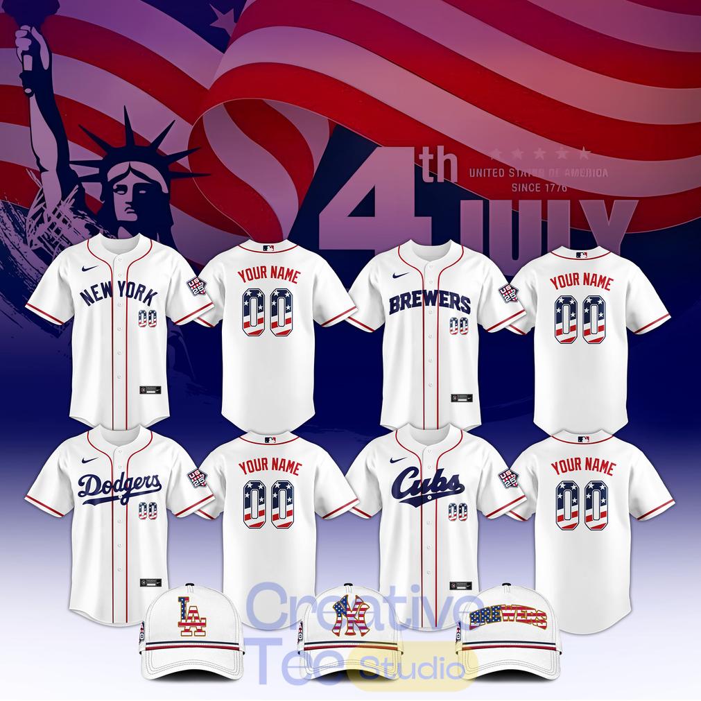 Baseball All Teams x 250 Years USA Anniversary Special Jersey Unisex T-shirt, Sweatshirt, Hoodie, Long Sleeve Tee - T-Shirt, Sweatshirt, Hoodie
