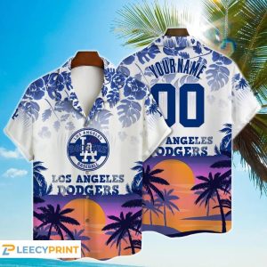 Baseball MLB Team 3D Print LA Dodgers Hawaiian Shirt Unisex T-shirt, Sweatshirt, Hoodie, Long Sleeve Tee - T-Shirt, Sweatshirt, Hoodie