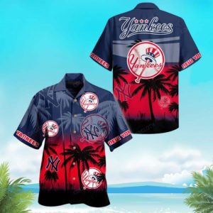 Baseball New York Yankees Aloha Hawaiian Shirt Father's Day Gift For Beach Unisex T-shirt, Sweatshirt, Hoodie, Long Sleeve Tee - T-Shirt, Sweatshirt, Hoodie