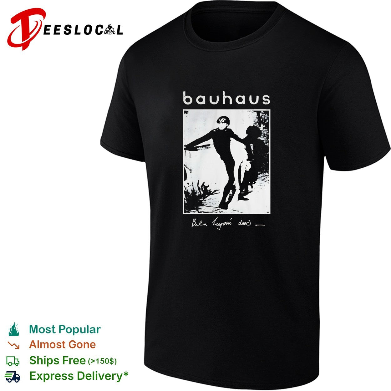 Bauhaus Bela Lugosis dead poster shirt Unisex T-shirt, Sweatshirt, Hoodie, Long Sleeve Tee - T-Shirt, Sweatshirt, Hoodie