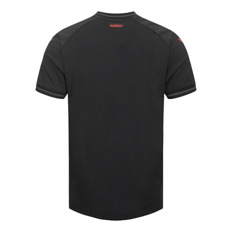Bayer Leverkusen Home Shirt 2023-2024 Castore - Black sports jersey product view 2