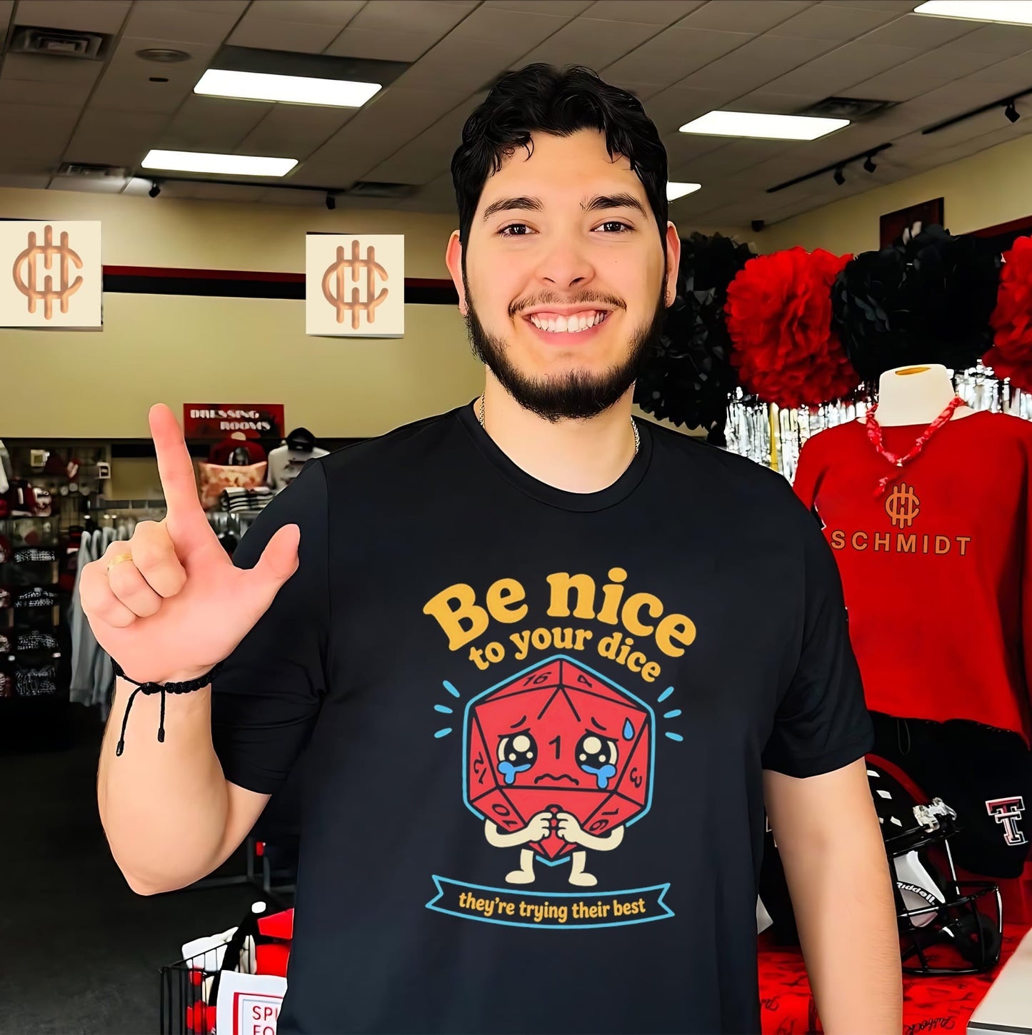 Be Nice to Your Dice They Are Trying Their Best shirt Unisex T-shirt, Sweatshirt, Hoodie, Long Sleeve Tee - T-Shirt, Sweatshirt, Hoodie
