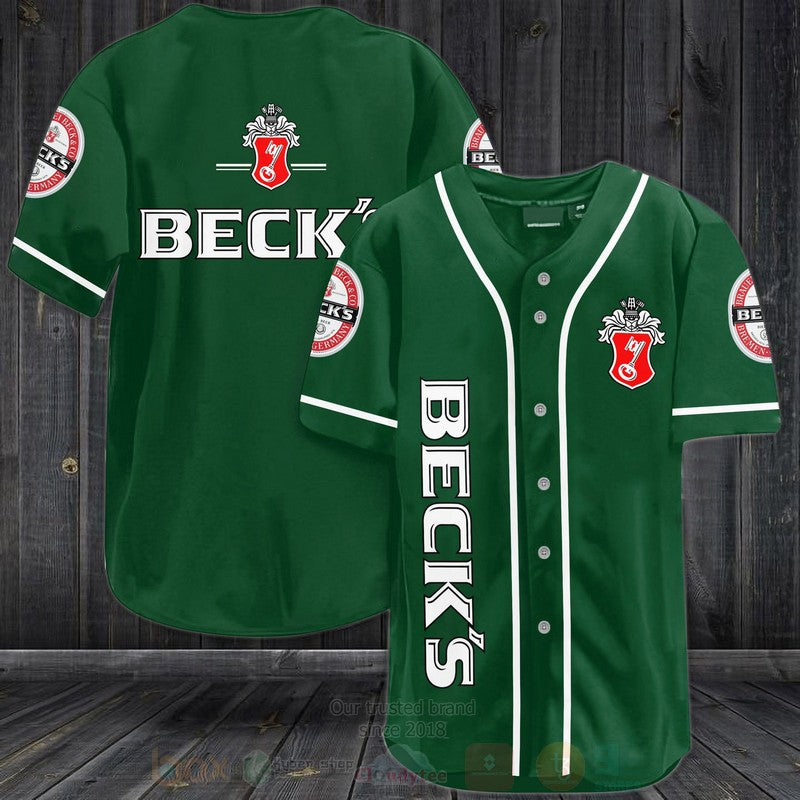 FASHION Becks Baseball Jerseys Botton Shirt Unisex T-shirt, Sweatshirt, Hoodie, Long Sleeve Tee - T-Shirt, Sweatshirt, Hoodie