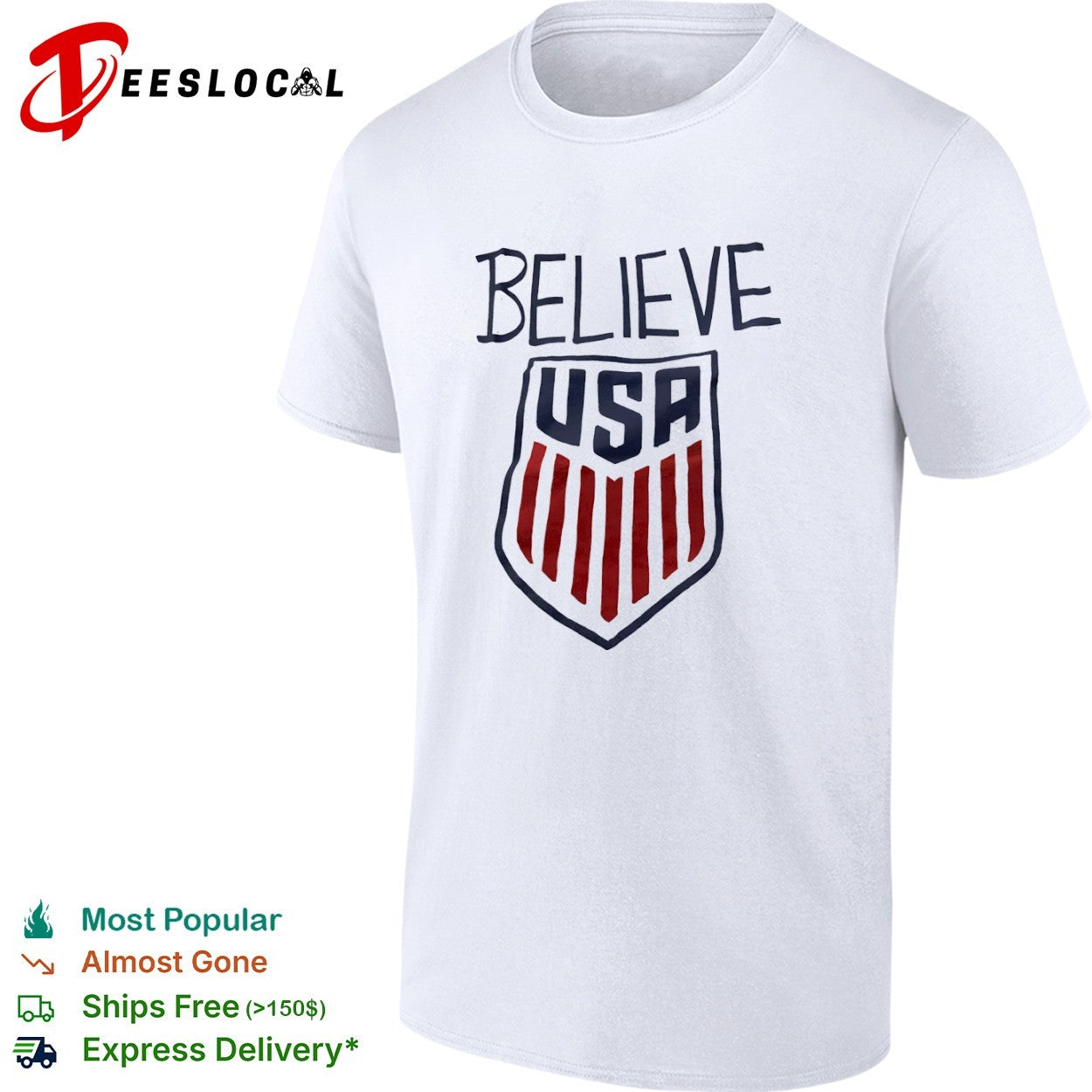 Believe USA Ted Lasso Sport logo shirt Unisex T-shirt, Sweatshirt, Hoodie, Long Sleeve Tee - T-Shirt, Sweatshirt, Hoodie