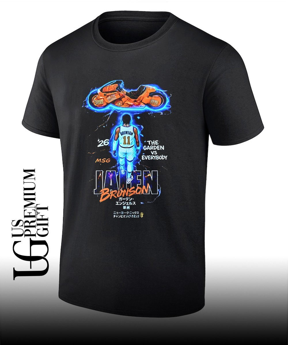 Ben Stiller Knicks Game 5 Jalen Brunson Motorcycle T-shirt Unisex T-shirt, Sweatshirt, Hoodie, Long Sleeve Tee - T-Shirt, Sweatshirt, Hoodie
