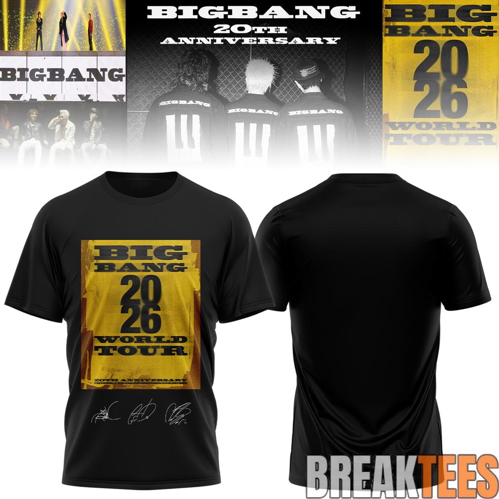 Big Bang 20th Anniversary Special T-Shirt Unisex T-shirt, Sweatshirt, Hoodie, Long Sleeve Tee - T-Shirt, Sweatshirt, Hoodie