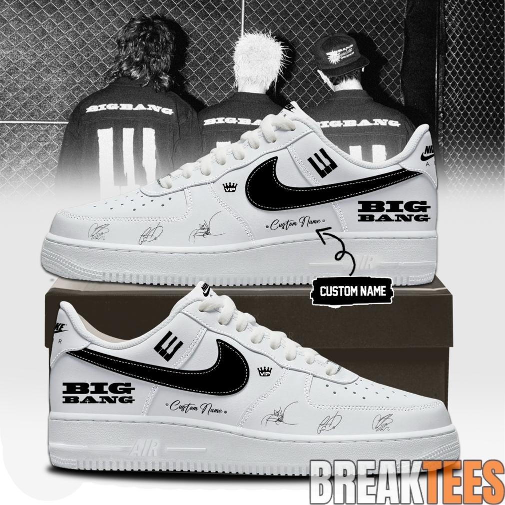 Big Bang 20th Anniversary Special Air Force 1 Shoes  Custom Unisex T-shirt, Sweatshirt, Hoodie, Long Sleeve Tee - T-Shirt, Sweatshirt, Hoodie