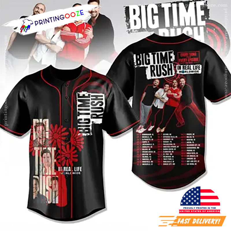 Big Time Rush In Real Life Baseball Jersey Unisex T-shirt, Sweatshirt, Hoodie, Long Sleeve Tee - T-Shirt, Sweatshirt, Hoodie
