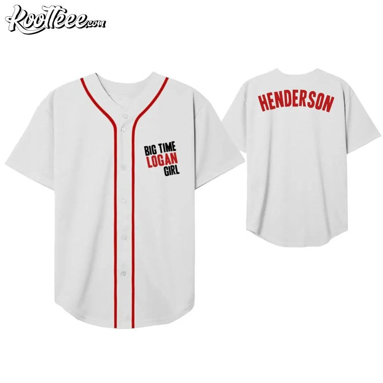 Big Time Rush Inspired Custom White Baseball Jersey Unisex T-shirt, Sweatshirt, Hoodie, Long Sleeve Tee - T-Shirt, Sweatshirt, Hoodie