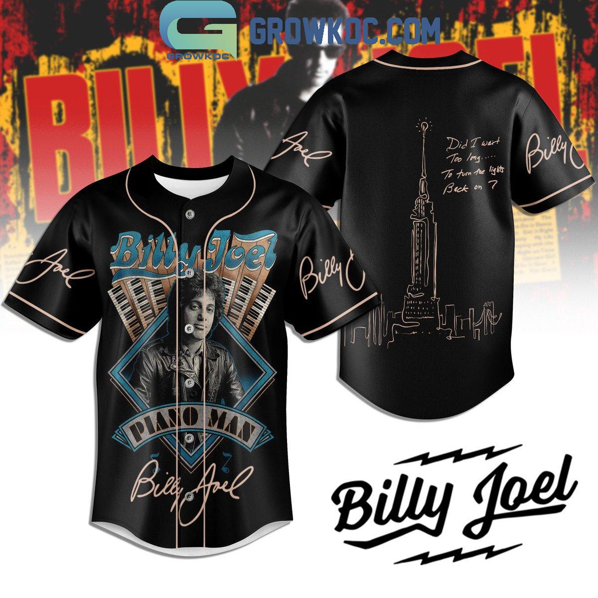 Billy Joel Piano Man Personalized Baseball Jersey Unisex T-shirt, Sweatshirt, Hoodie, Long Sleeve Tee - T-Shirt, Sweatshirt, Hoodie