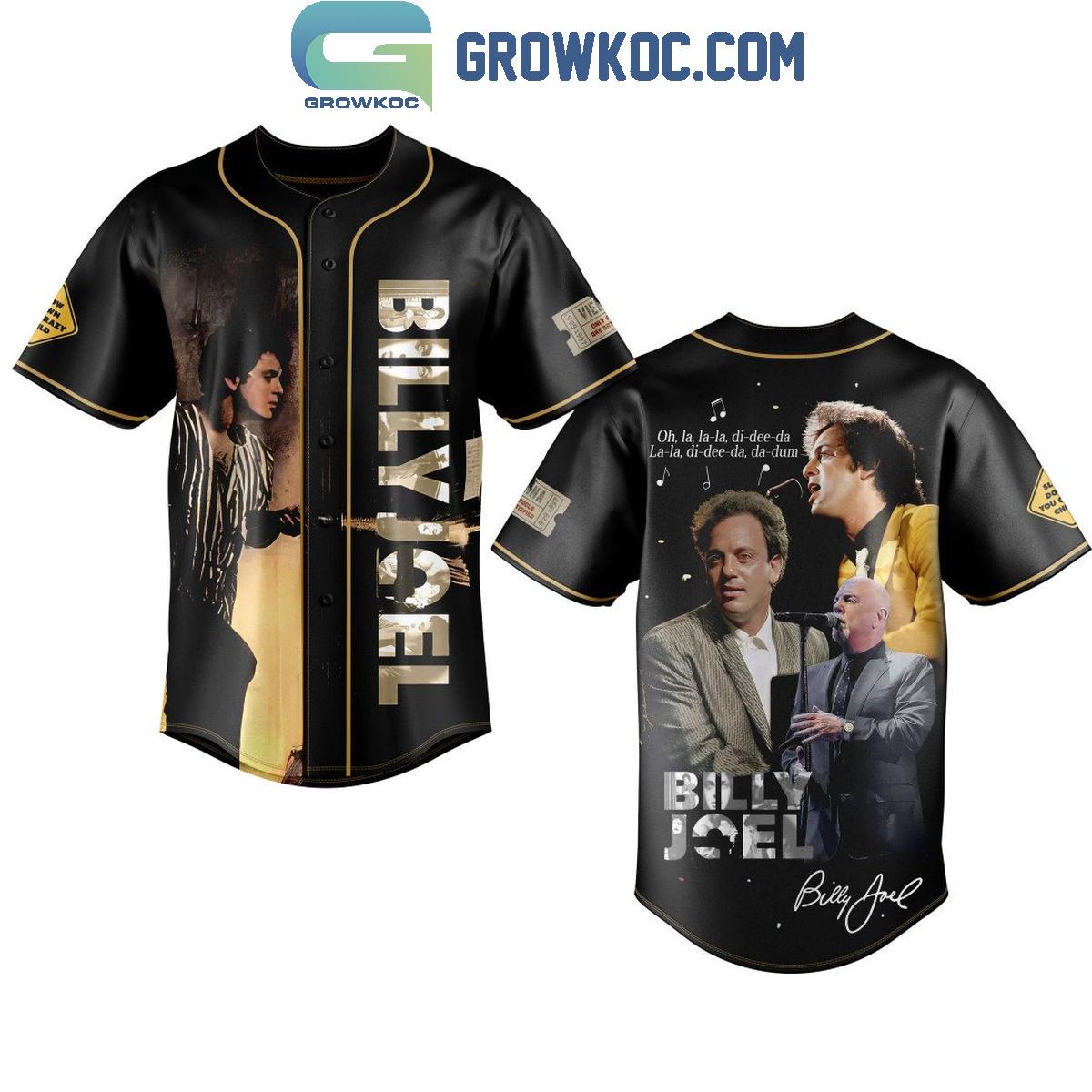 Billy Joel Piano Man La-la Di-Dee-Da Da-Dum Baseball Jersey Unisex T-shirt, Sweatshirt, Hoodie, Long Sleeve Tee - T-Shirt, Sweatshirt, Hoodie