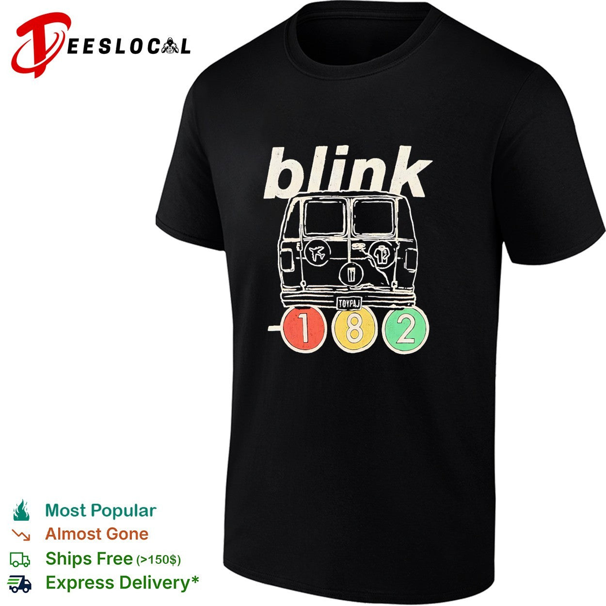 Blink 182 van shirt Unisex T-shirt, Sweatshirt, Hoodie, Long Sleeve Tee - T-Shirt, Sweatshirt, Hoodie