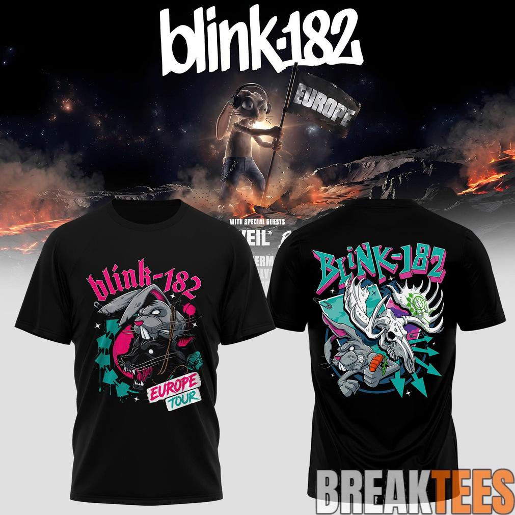 Blink-182 Meltdown Europe Edition Tee Unisex T-shirt, Sweatshirt, Hoodie, Long Sleeve Tee - T-Shirt, Sweatshirt, Hoodie