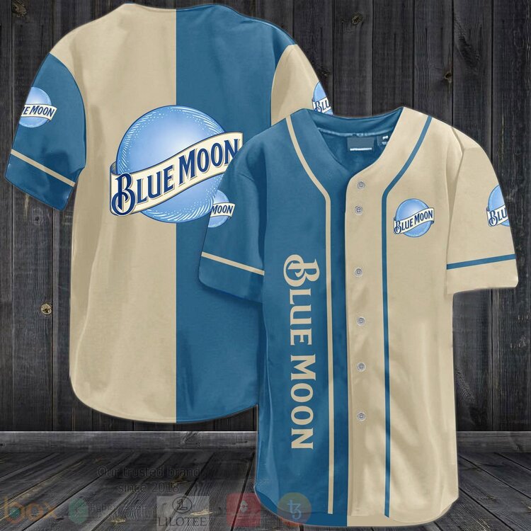 FASHION Blue Moon Baseball Jerseys Botton Shirt Unisex T-shirt, Sweatshirt, Hoodie, Long Sleeve Tee - T-Shirt, Sweatshirt, Hoodie