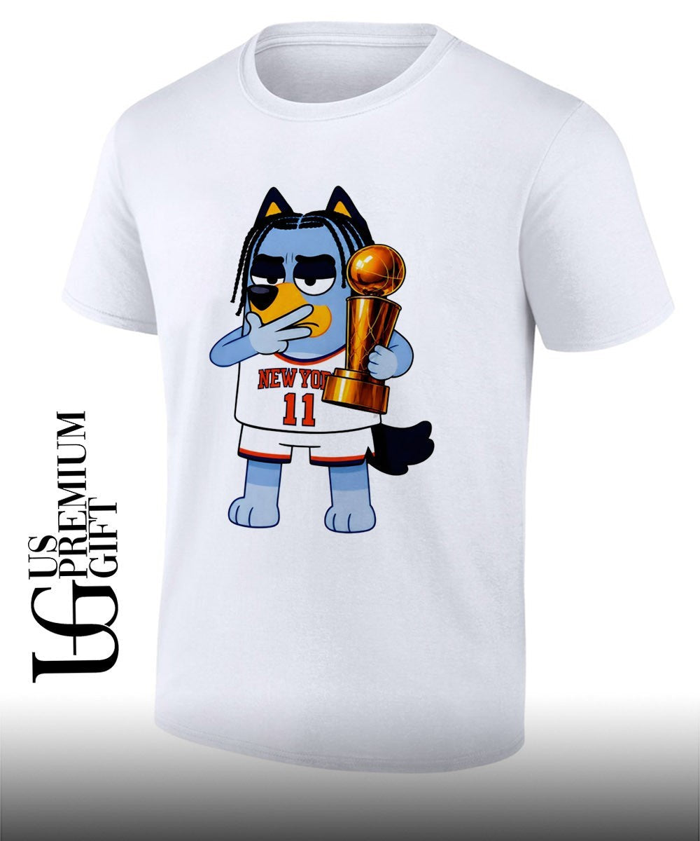 Bluey x Jalen Brunson Knicks Champs 2026 shirt Unisex T-shirt, Sweatshirt, Hoodie, Long Sleeve Tee - T-Shirt, Sweatshirt, Hoodie