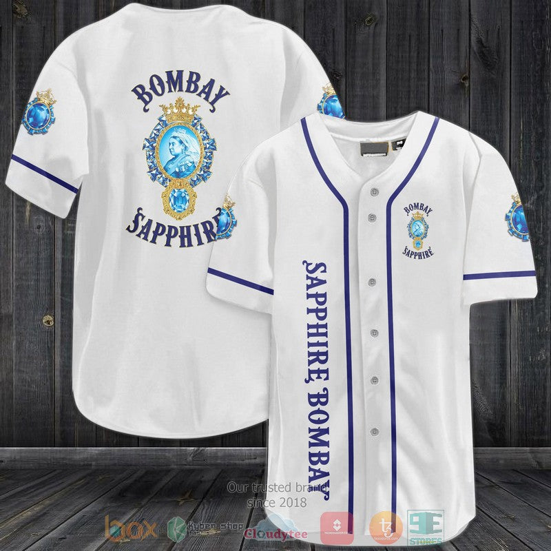 Bombay Sapphire white Baseball shirt Unisex T-shirt, Sweatshirt, Hoodie, Long Sleeve Tee - T-Shirt, Sweatshirt, Hoodie