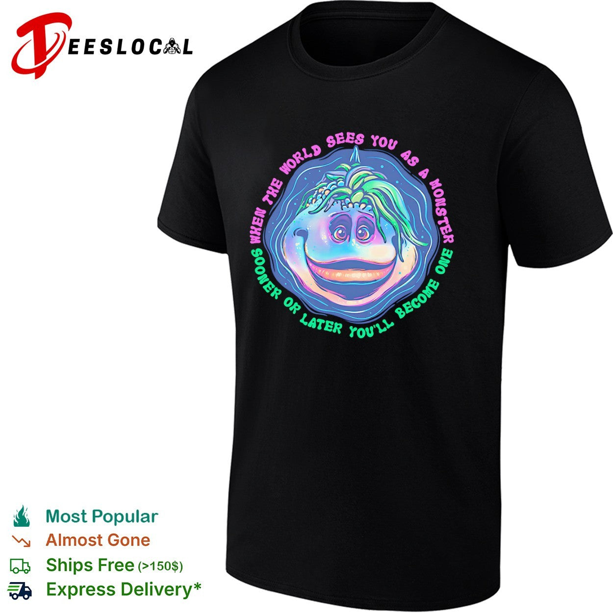 Boogle from Swapped Becoming A Monster shirt Unisex T-shirt, Sweatshirt, Hoodie, Long Sleeve Tee - T-Shirt, Sweatshirt, Hoodie