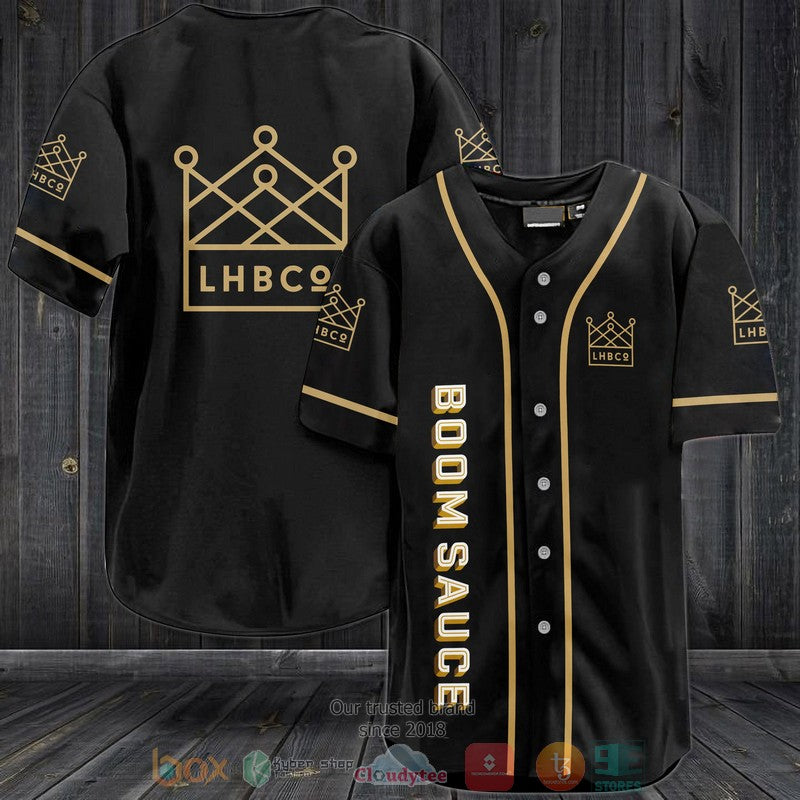 Boom Sauce black Baseball shirt Unisex T-shirt, Sweatshirt, Hoodie, Long Sleeve Tee - T-Shirt, Sweatshirt, Hoodie