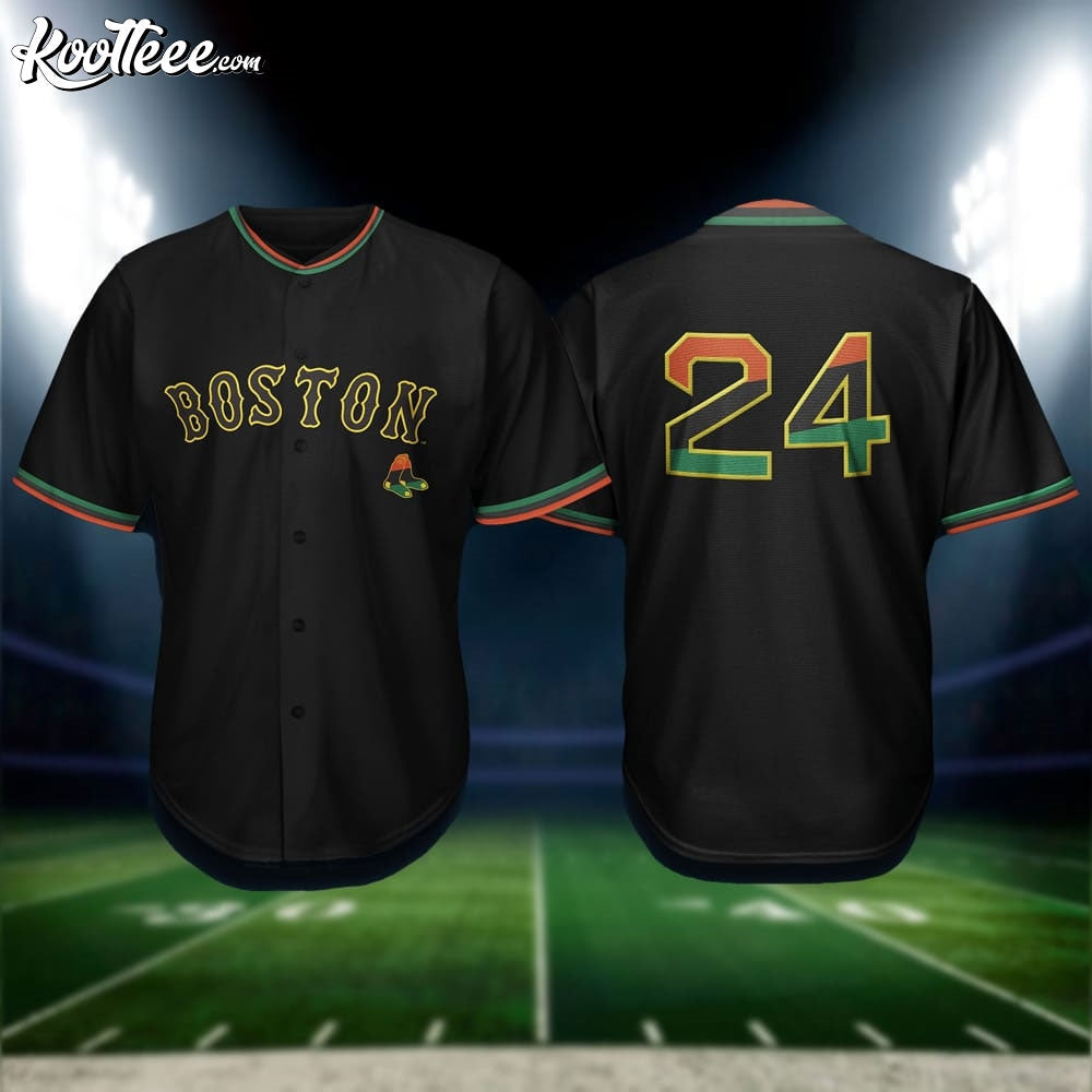 Boston Red Sox 2024 Black And African American Celebration Baseball Jersey Unisex T-shirt, Sweatshirt, Hoodie, Long Sleeve Tee - T-Shirt, Sweatshirt, Hoodie