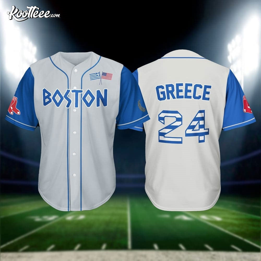 Boston Red Sox Greek Celebration Gift Baseball Jersey Unisex T-shirt, Sweatshirt, Hoodie, Long Sleeve Tee - T-Shirt, Sweatshirt, Hoodie