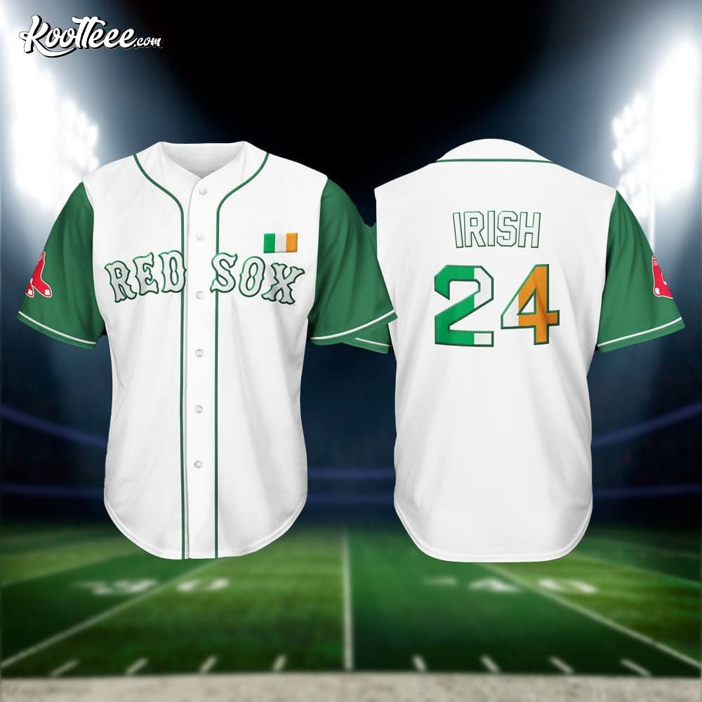Boston Red Sox Irish Celebration Gift 2024 Baseball Jersey Unisex T-shirt, Sweatshirt, Hoodie, Long Sleeve Tee - T-Shirt, Sweatshirt, Hoodie