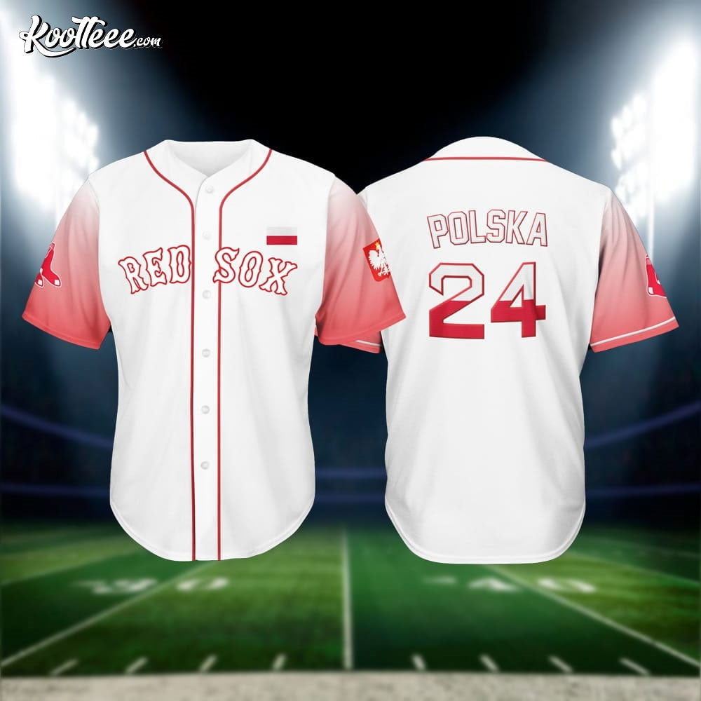 Boston Red Sox Polish Celebration 2024 Gift Baseball Jersey Unisex T-shirt, Sweatshirt, Hoodie, Long Sleeve Tee - T-Shirt, Sweatshirt, Hoodie