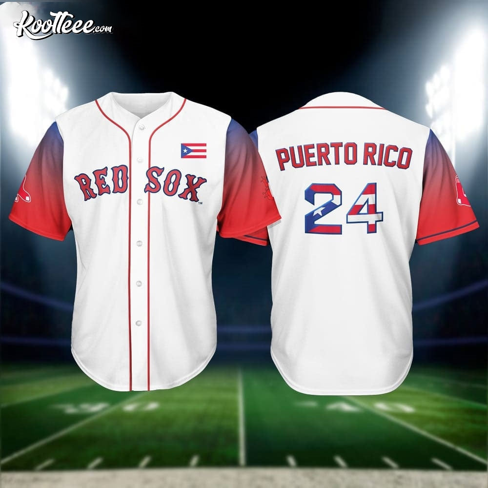Boston Red Sox Puerto Rican Celebration 2024 Gift Baseball Jersey Unisex T-shirt, Sweatshirt, Hoodie, Long Sleeve Tee - T-Shirt, Sweatshirt, Hoodie