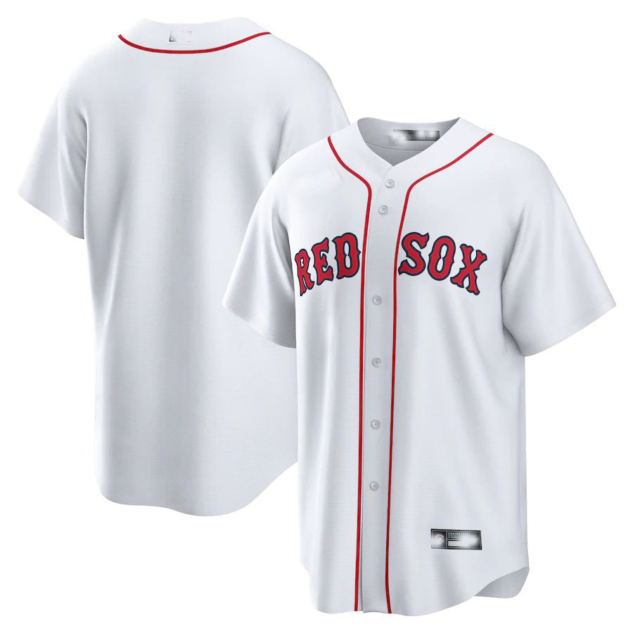 Boston Red Sox White Home Replica Team Jersey Baseball Jerseys baseball jersey product view 1