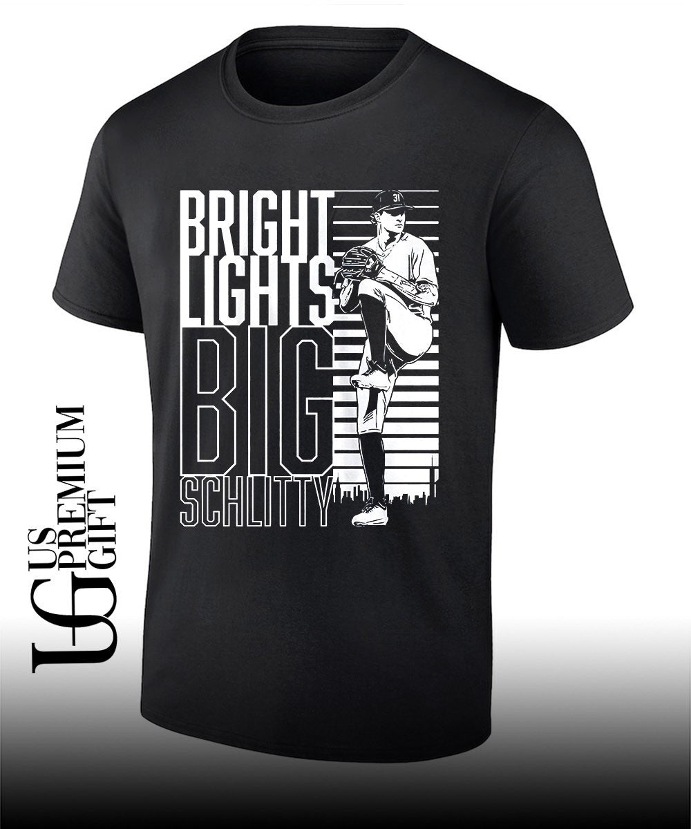 Bright Lights Big Schlitty Cam Schlittler New York Yankees baseball shirt Unisex T-shirt, Sweatshirt, Hoodie, Long Sleeve Tee - T-Shirt, Sweatshirt, Hoodie