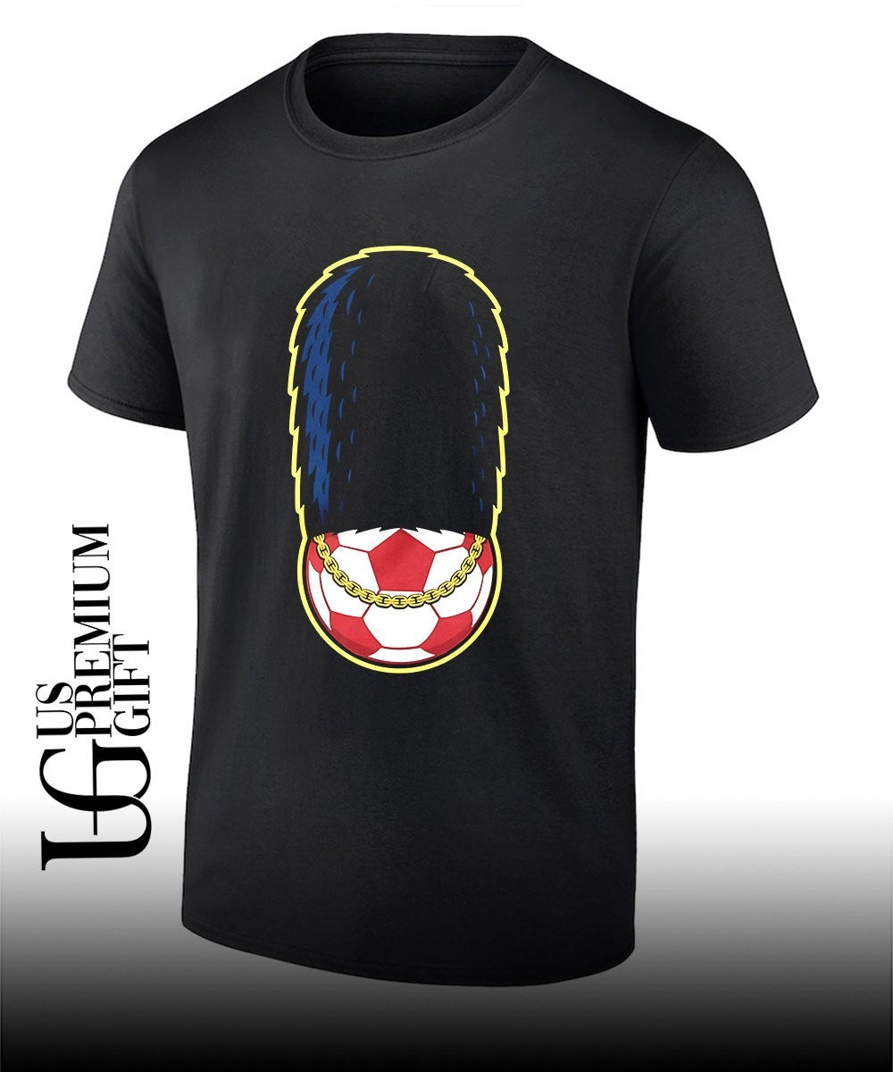 British Guardsman Soccer Ball Chain shirt Unisex T-shirt, Sweatshirt, Hoodie, Long Sleeve Tee - T-Shirt, Sweatshirt, Hoodie