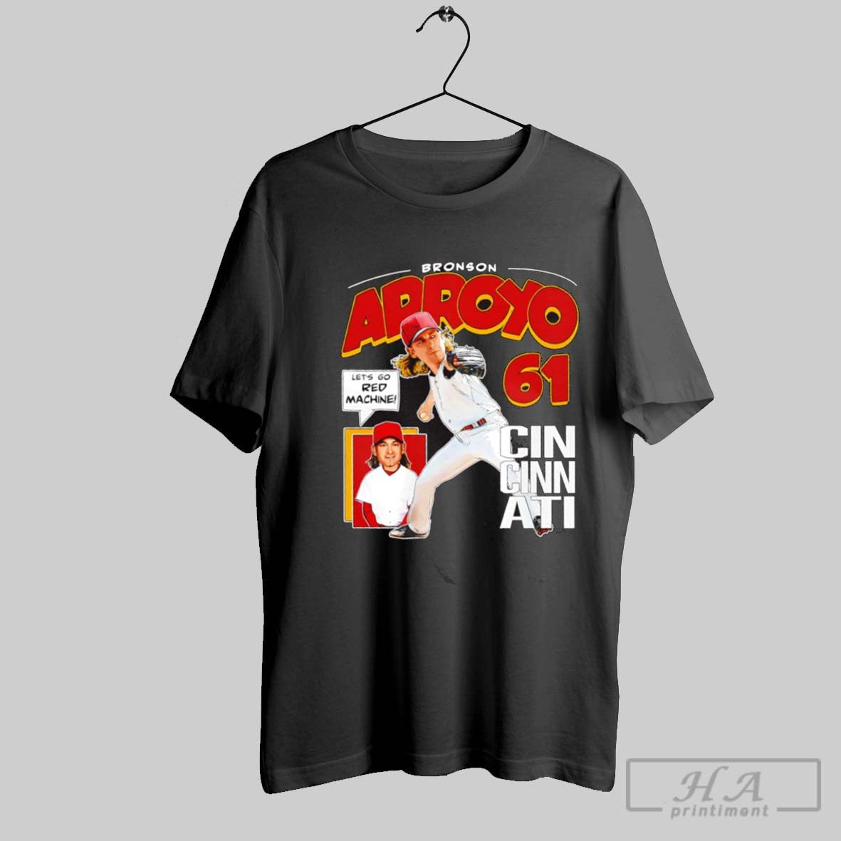 Bronson Arroyo Lets Go Red Machine Cincinnati Reds Baseball Diamond T-Shirts, Hoodie, Sweatshirt - T-Shirt, Sweatshirt, Hoodie