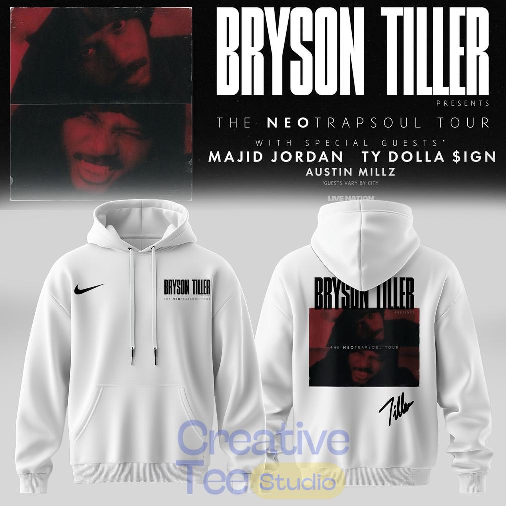 Bryson Tiller The Neo Trapsoul Tour Signature Hoodie Unisex T-shirt, Sweatshirt, Hoodie, Long Sleeve Tee - T-Shirt, Sweatshirt, Hoodie