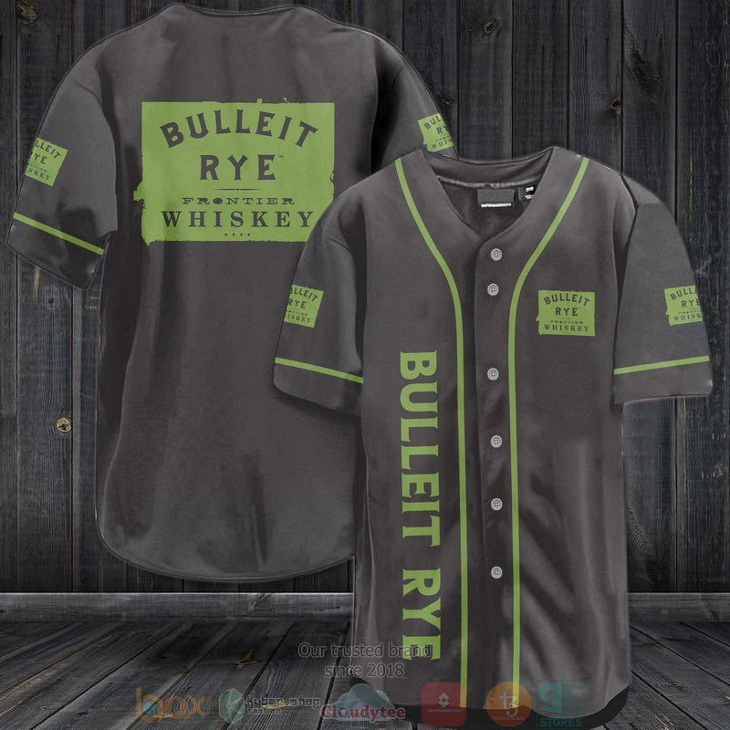 Bulleit Rye Frontier Whiskey black Baseball shirt Unisex T-shirt, Sweatshirt, Hoodie, Long Sleeve Tee - T-Shirt, Sweatshirt, Hoodie