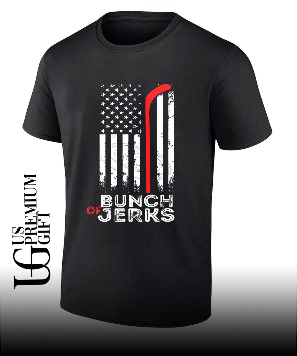 Bunch of Jerks Carolina Hurricanes Hockey Champions 2026 flag shirt Unisex T-shirt, Sweatshirt, Hoodie, Long Sleeve Tee - T-Shirt, Sweatshirt, Hoodie