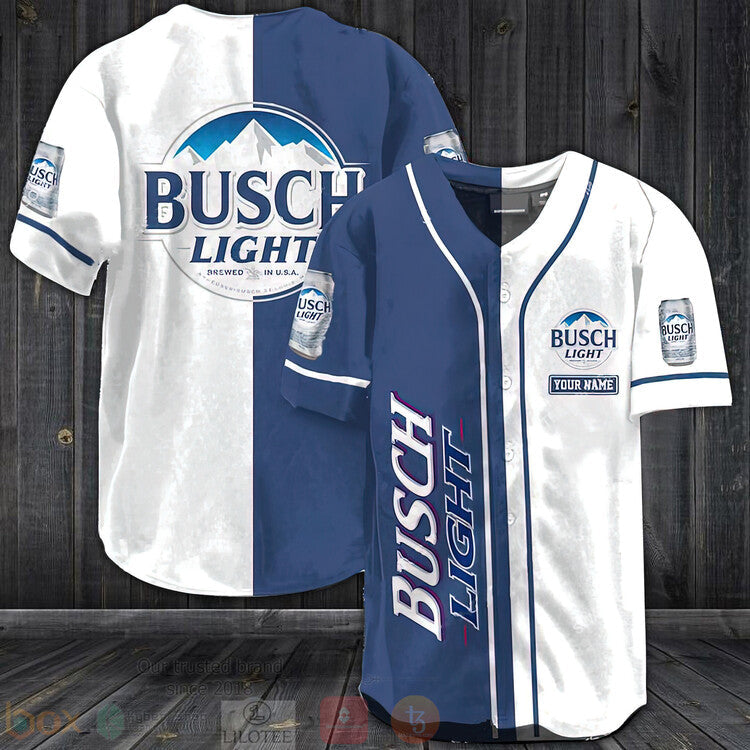 FASHION Busch Light Baseball Jerseys Botton Shirt Unisex T-shirt, Sweatshirt, Hoodie, Long Sleeve Tee - T-Shirt, Sweatshirt, Hoodie