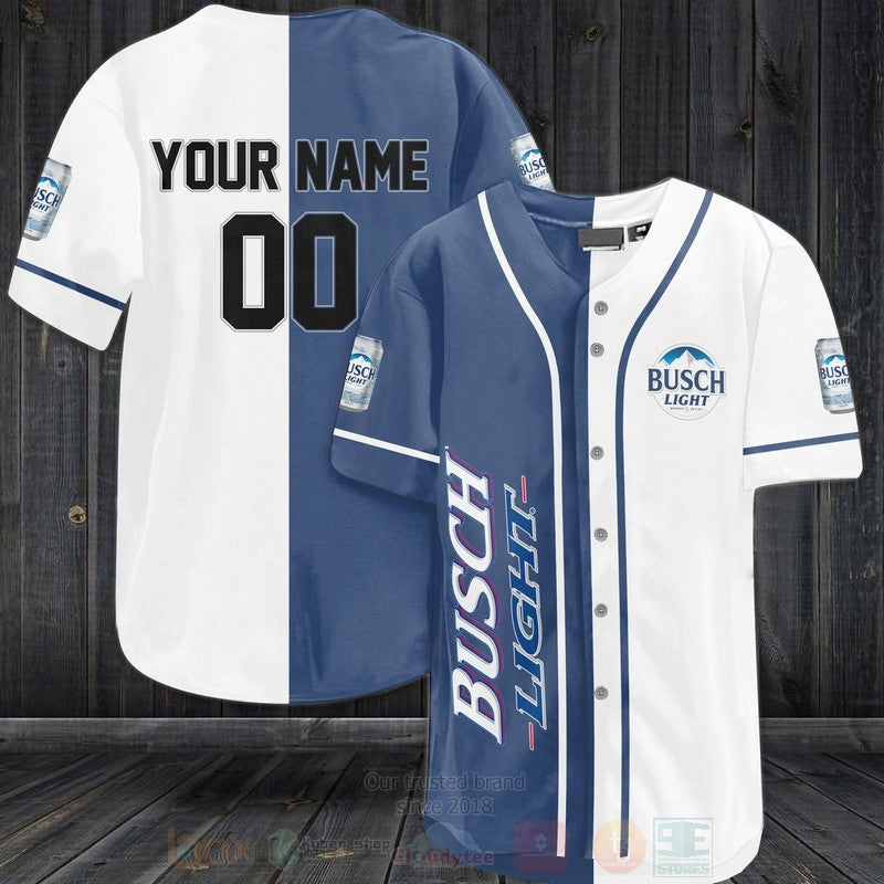 FASHION Busch Light Personalized Baseball Jerseys Botton Shirt Unisex T-shirt, Sweatshirt, Hoodie, Long Sleeve Tee - T-Shirt, Sweatshirt, Hoodie