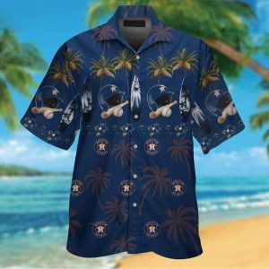 Button Tee Shirt Houston Astros Hawaiian Shirt, Houston Astros Beach Hawaiian Shirt, Astros Hawaiian Shirt, Houston Astros Hawaiian Shirt - T-Shirt, Sweatshirt, Hoodie