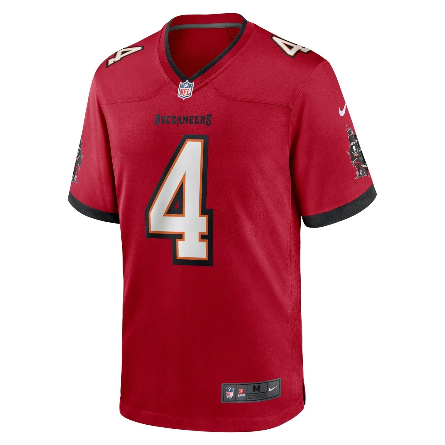 Tampa Bay Buccaneers Chase McLaughlin Red Game Player Jersey football jersey product view 2