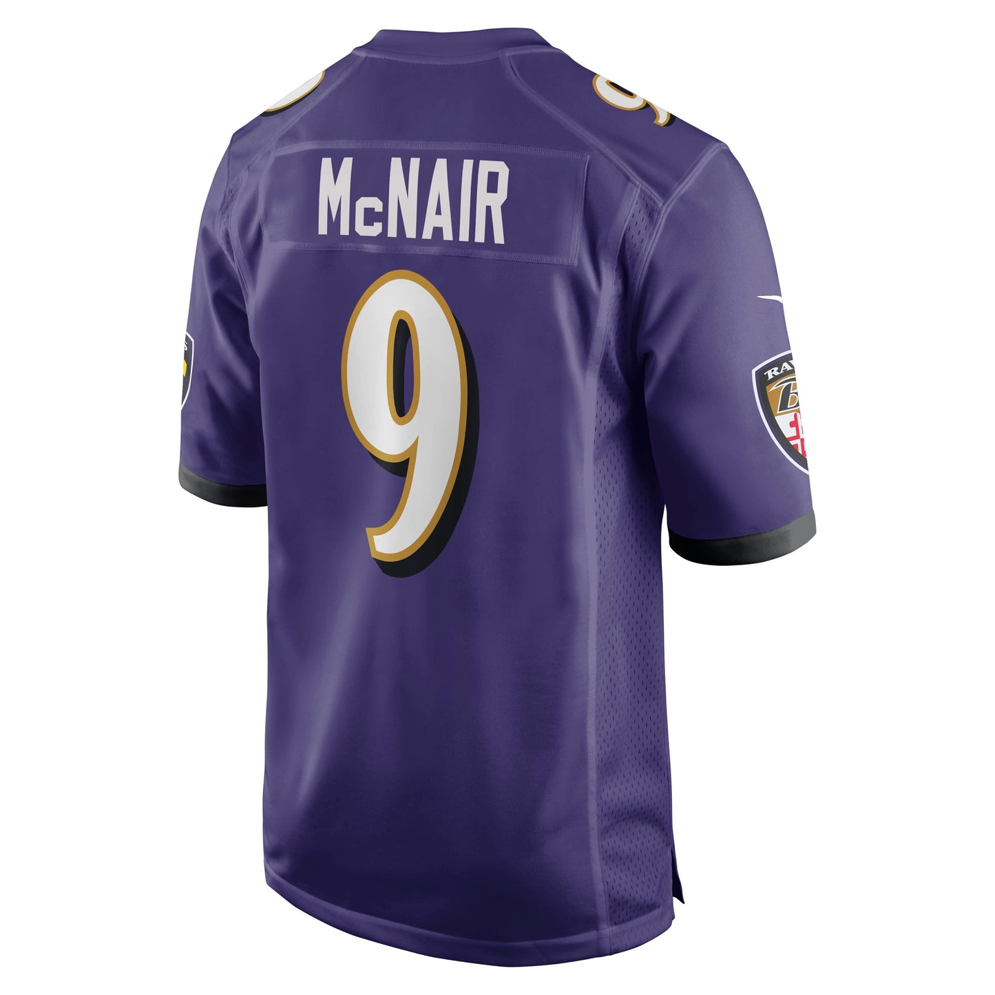 Baltimore Ravens Steve McNair Purple Game Retired Player Jersey football jersey product view 3