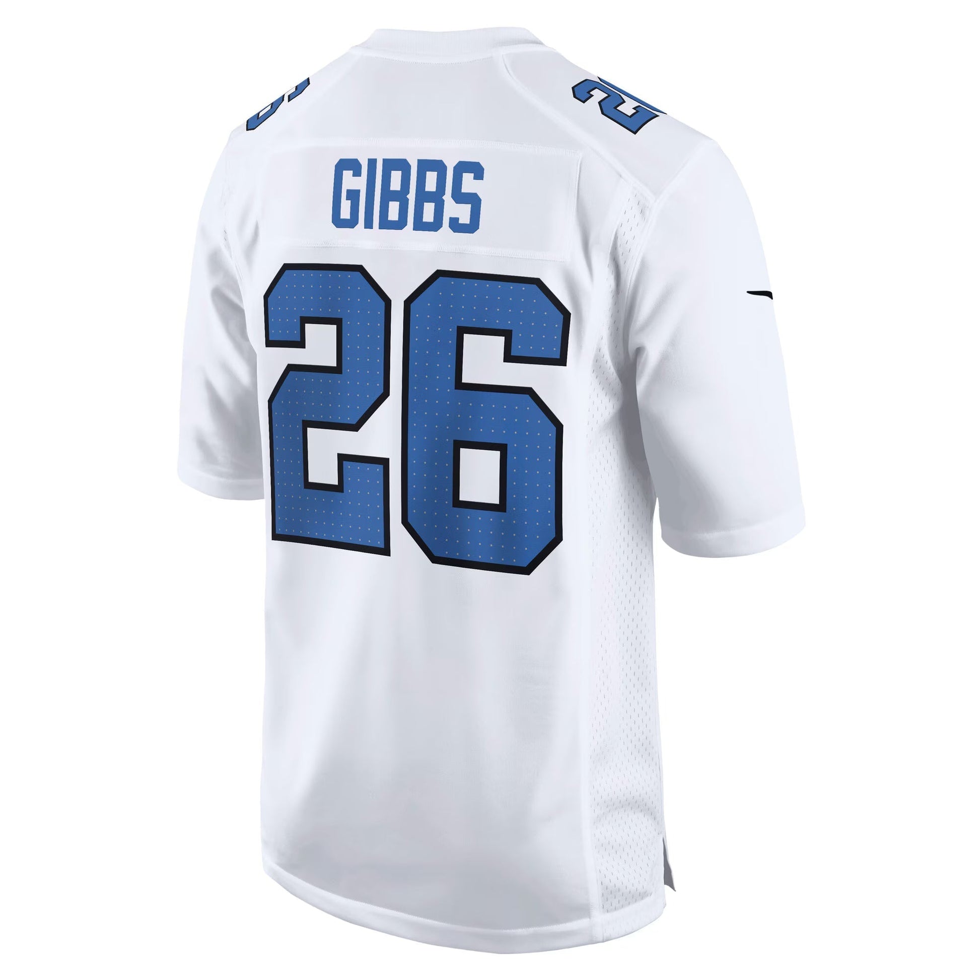 Detroit Lions Jahmyr Gibbs White Tundra Fashion Game Jersey football jersey product view 2
