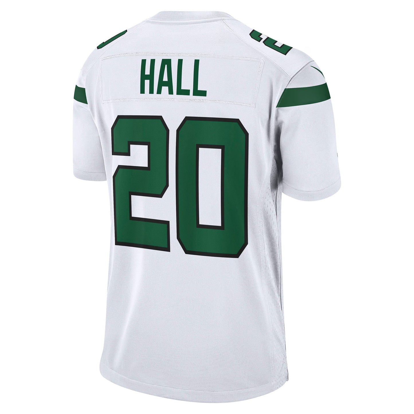 New York Jets Breece Hall White Away Game Player Jersey football jersey product view 1