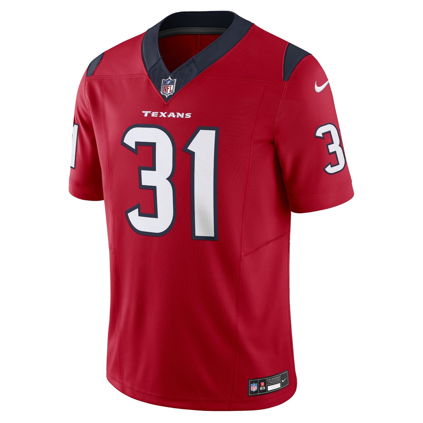 Houston Texans Dameon Pierce Red Vapor F.U.S.E. Limited Jersey football jersey product view 2