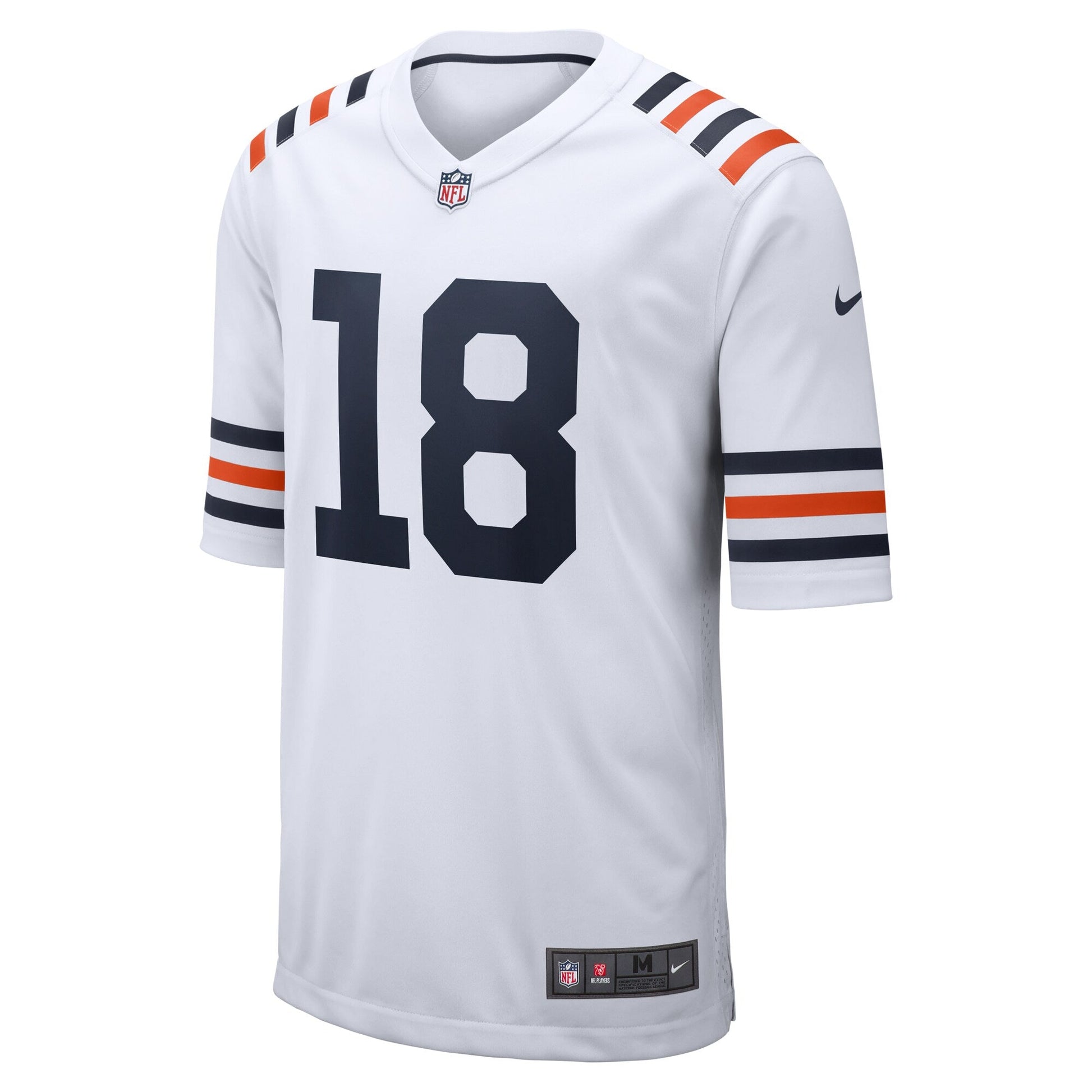 Chicago Bears Caleb Williams White 2024 NFL Draft 2nd Alternate Game Player Jersey football jersey product view 1