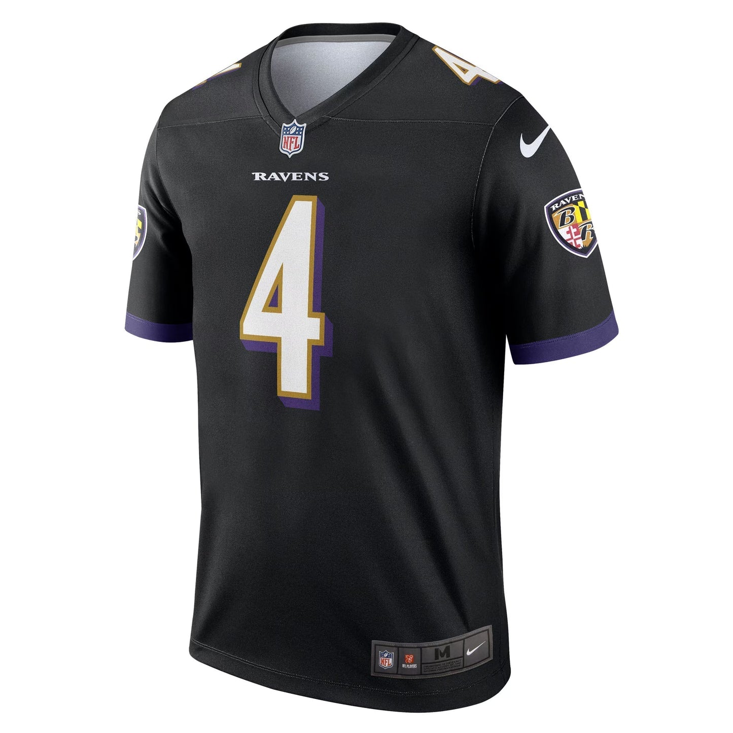 Baltimore Ravens Zay Flowers Black Legend Player Performance Top football jersey product view 2