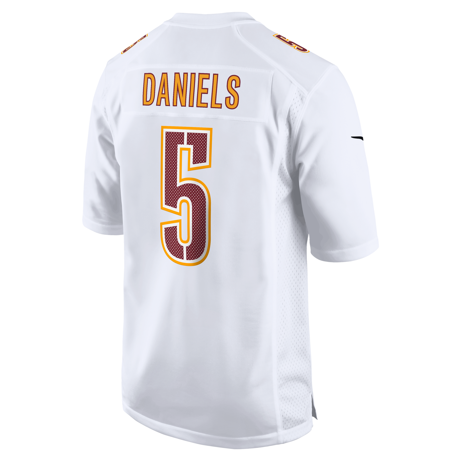 Washington Commanders Jayden Daniels Tundra White Fashion Jersey football jersey product view 1
