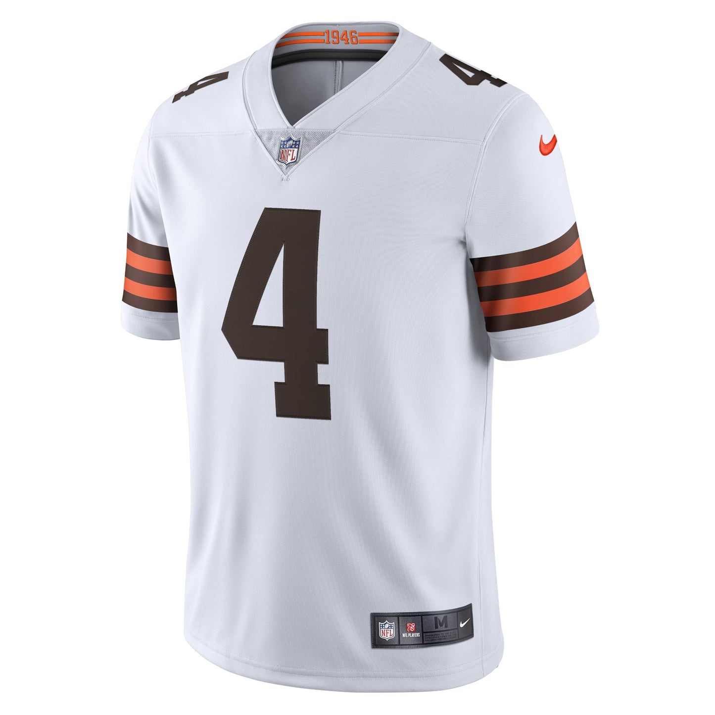 Cleveland Browns Deshaun Watson White 2020 Vapor Limited Jersey football jersey product view 2